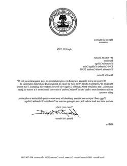 mcmaster letter